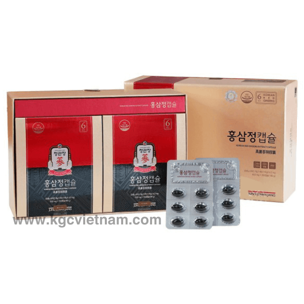 Viên Hồng Sâm KGC Korean Red Ginseng Extract Capsule 300 Viên Jung Kwan Jang