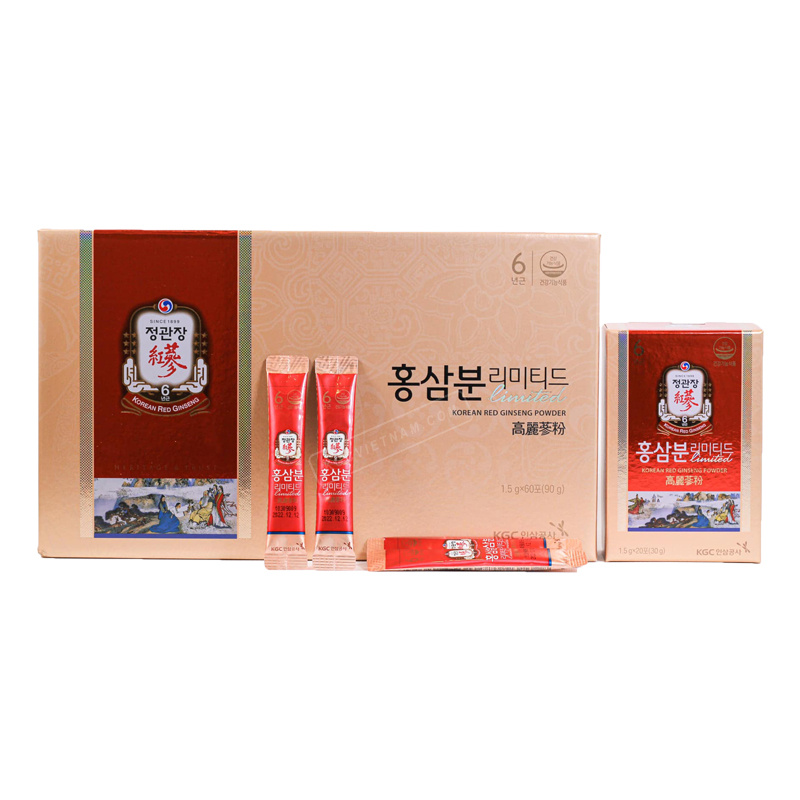 Bột hồng sâm Chính Phủ KGC Jung Kwan Jang Powder Limited 60 gói