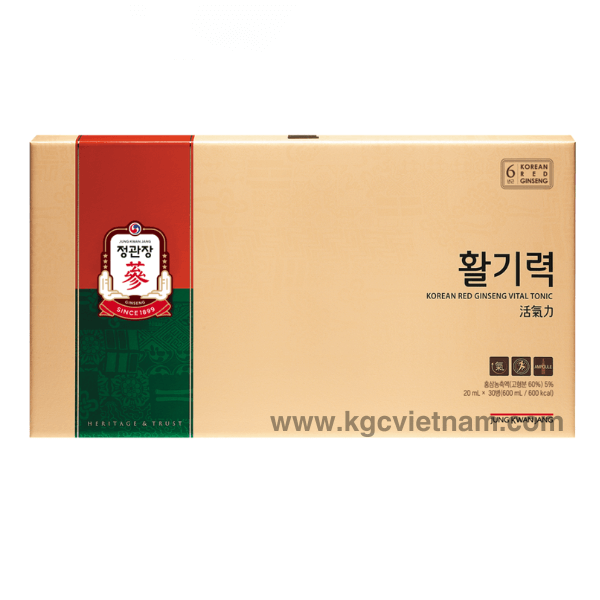 Nước Hồng Sâm KGC Vital Tonic 30 ống Korean Red Ginseng Jung Kwan Jang