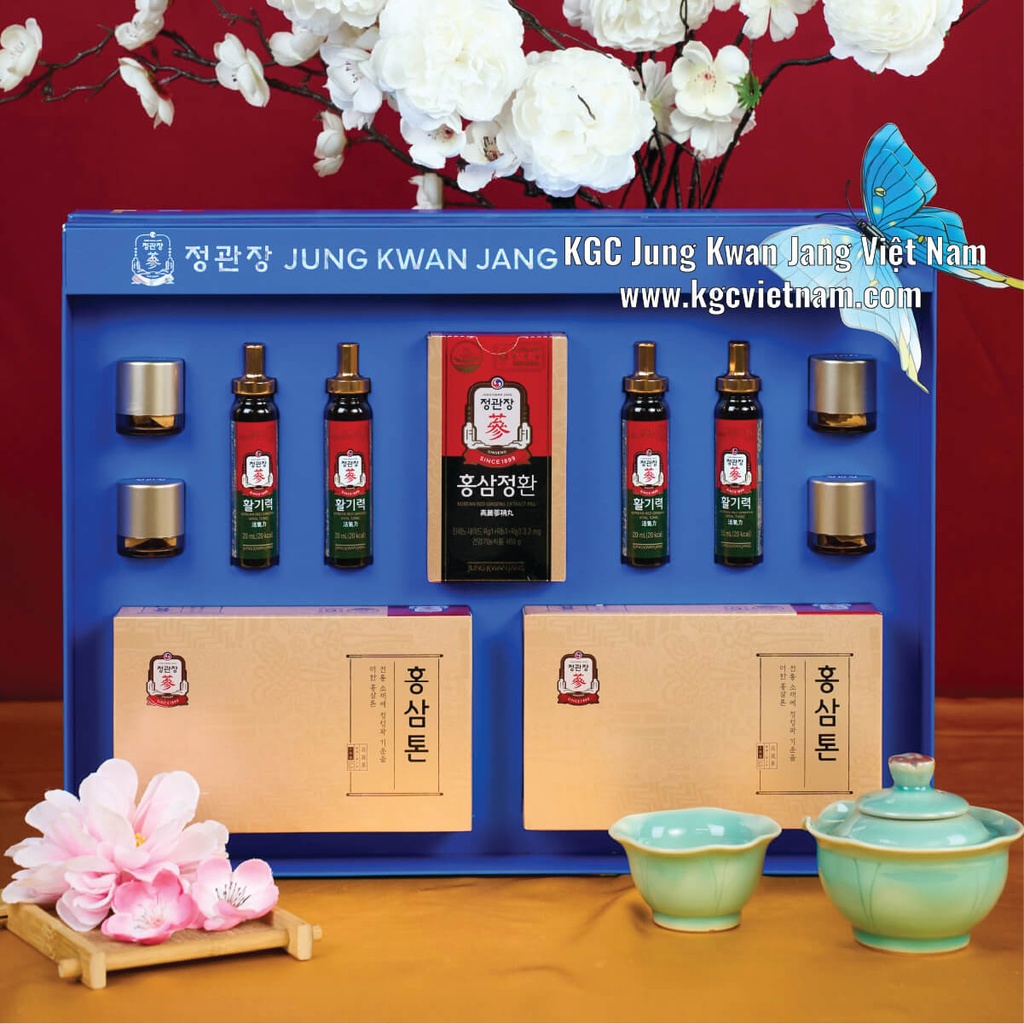 Hộp Quà Tặng Hồng Sâm Phú Quý Như Ý KGC Jung Kwan Jang