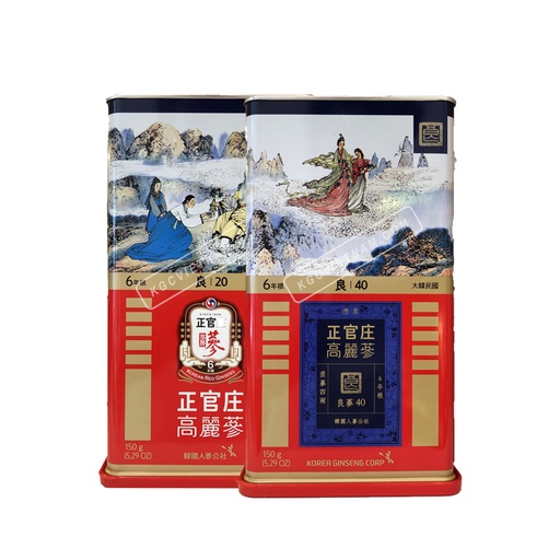 Hồng sâm củ khô KGC Jung Kwan Jang 150G 40PCS [12 củ]