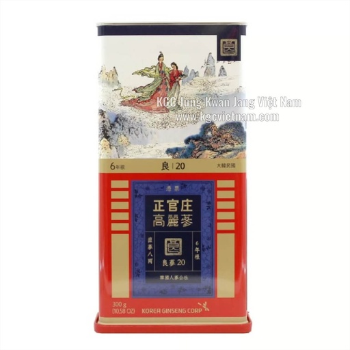 Hồng sâm củ khô KGC Jung Kwan Jang 300G Số 20 [14 củ]