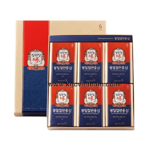 Hồng Sâm Lát Tẩm Mật Ong Honeyed Korean Red Ginseng Slices 12 gói