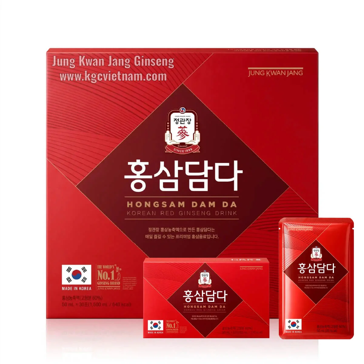 Nước Hồng Sâm Dam Da Jung Kwan Jang 30 gói