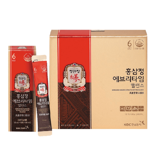 Nước Hồng Sâm KGC Everytime Balance Jung Kwan Jang 30 gói