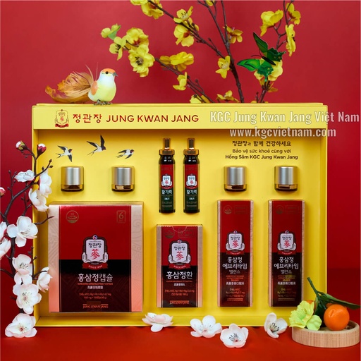 Hộp Quà Tặng Hồng Sâm Phúc Lộc Trường Xuân KGC Jung Kwan Jang