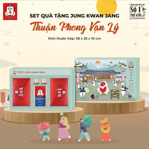 Quà Tặng Sức Khỏe Hồng Sâm Thuận Phong Vạn Lý KGC Jung Kwan Jang